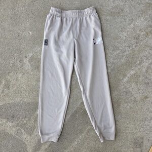 NBA Light Gray Kids Joggers with Logo